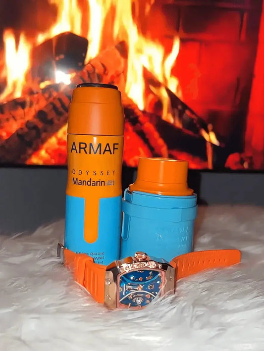 PROMO DE VERANO ARMAF ODYSSEY MANDARIN + RELOJ RICHARD MILLIE 1.1
